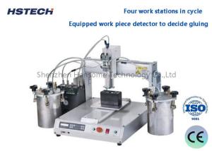 China 90 Degree Four-Station Round Glue Dispensing Machine LED Bulb Glue Dispenser wholesale
