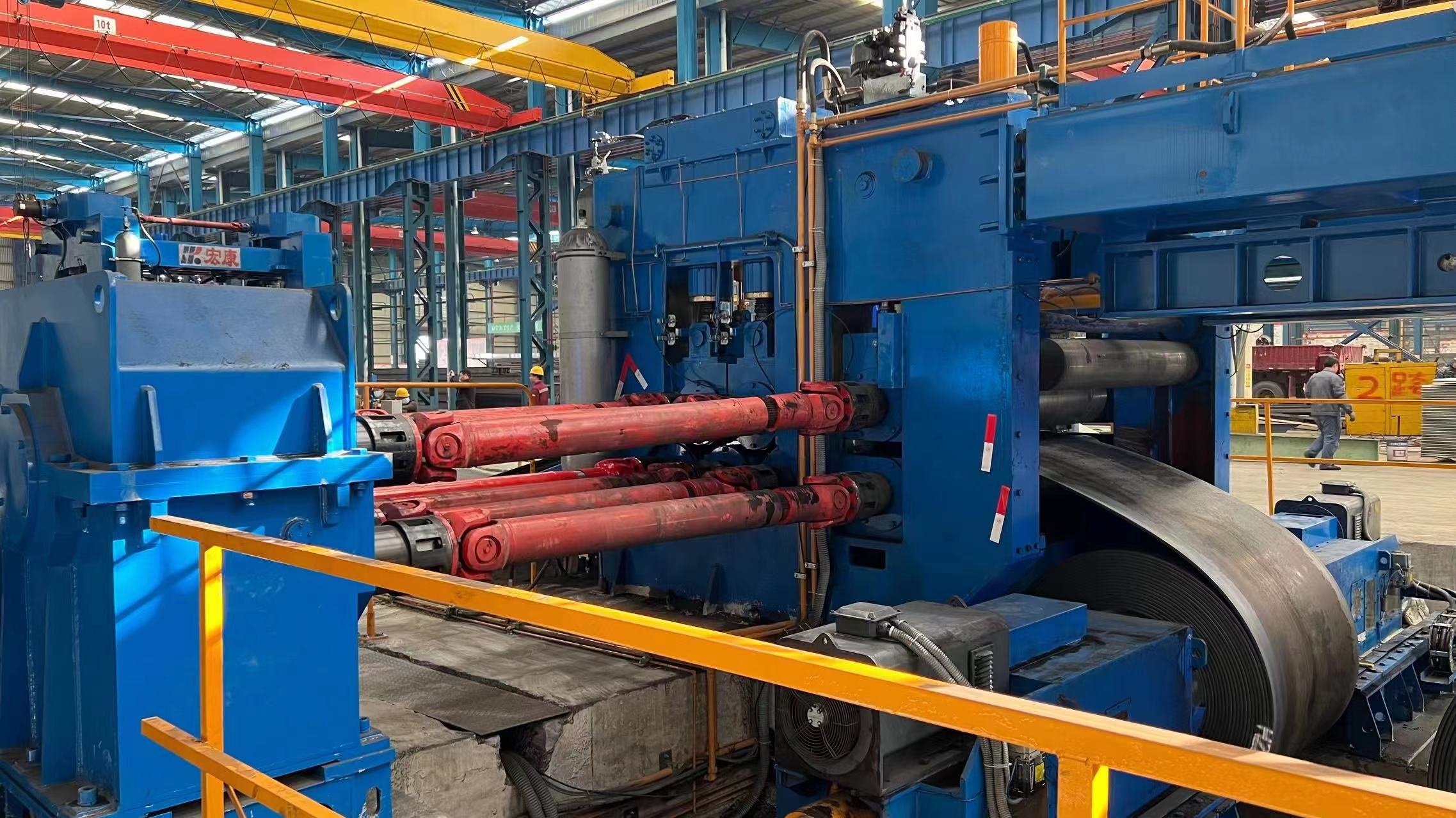 Steel Coil Uncoiler And Cut To Length Line High Productivity Custom Color