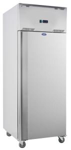 China Single Door Stainless Steel Upright Refrigerator R134a High Density Insulation Body wholesale