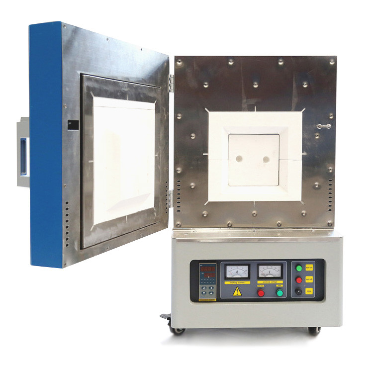 Desktop 1400C Laboratory Electric Oven , PID Control Scientific Muffle Furnace Fast Heating