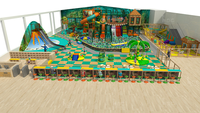 Indoor Playground With Balls , Inside Play Zone Equipment
