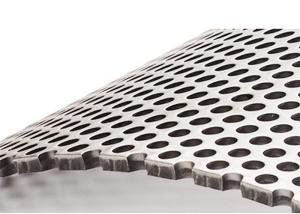 China SGS SS Punching Round Hole Perforated Metal Mesh wholesale