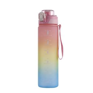 China Customized Portable Summer Large Capacity Personalized Sports Water Bottles Plastic Water Bottle 1000ml 32oz Outdoor Sports Activities Travel Cycling wholesale