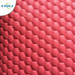 factory suppliers pu embroidered shoe leather