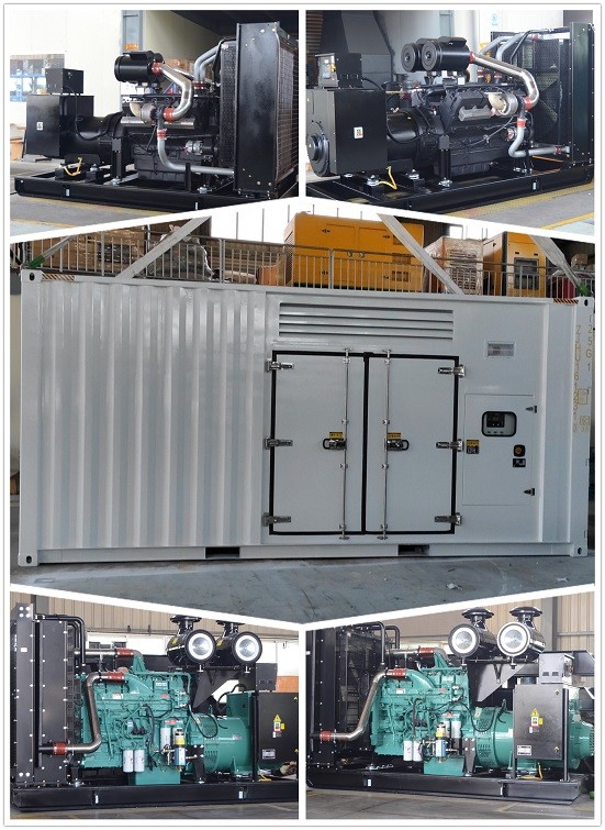Low Energy Consumption Silent Diesel Engine 280KW Engine Power 350KVA SDEC Diesel Generator For Sale