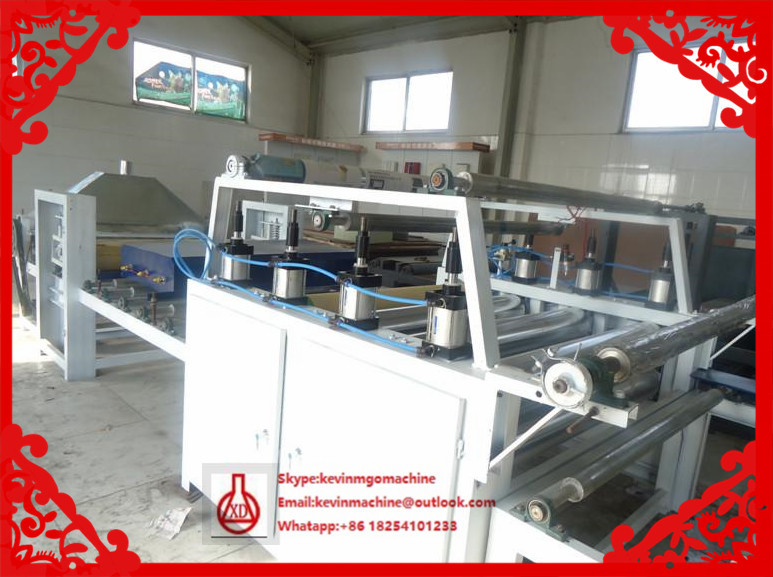 Construction Material Making Machinery , Semi Automatic Mgo Board Production Line