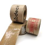 Recyclable Water Activated Printed Gummed Kraft Paper Tape
