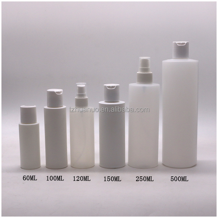 100ml HDPE Flat Shoulder Sprinkler Bottle for Alcohol Spray in Large Quantity
