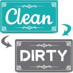 Customized 2mm Kitchen Clean Dirty Dishwasher Clean Sign Magnet 3.54*1.97inch