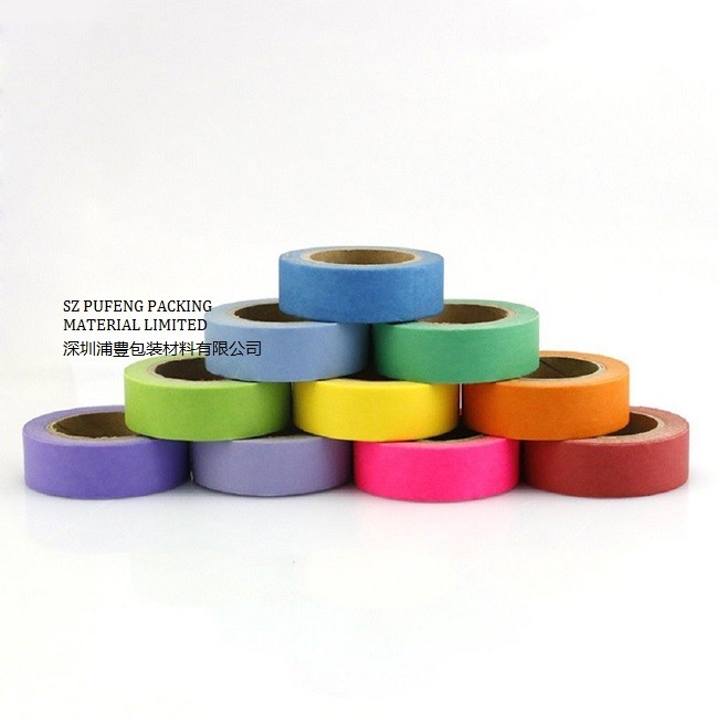 36mmx55m Masking Adhesive Tape , Pressure Sensitive Masking Tapes For Painting masking tape color