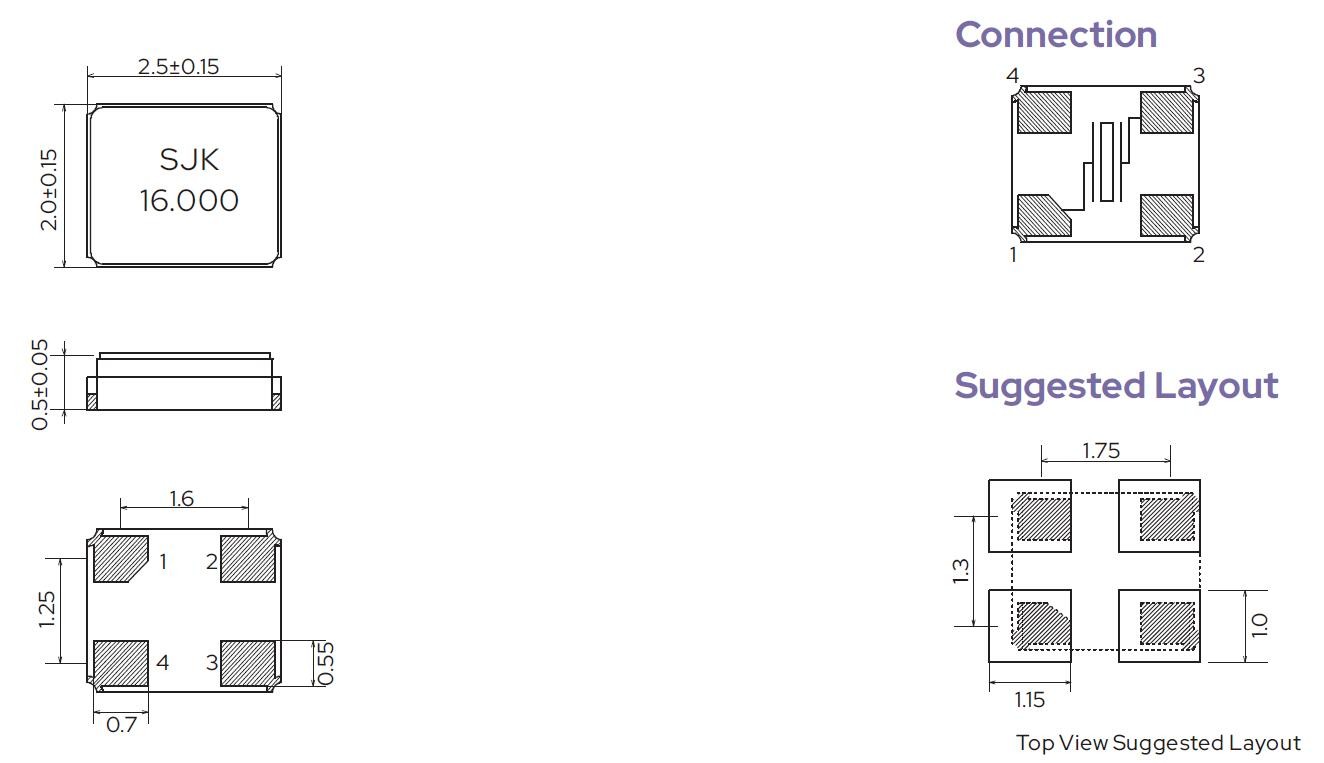 SMD2520-Crystal-Unit-Dimension
