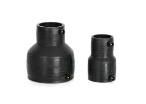 China PE100 HDPE Electrofusion Welding Fittings Reducing Coupling 200 X 110mm wholesale