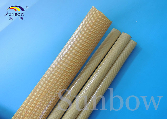 Heat resistance and good electrical Polyurethane (PU) fiberglass sleeve for F grade machinery