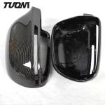 Rear View Carbon Fibre Side Door Mirror Cover For Audi Car Accessories