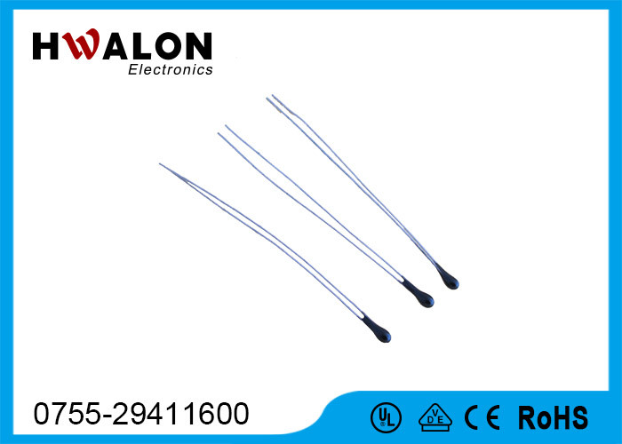Custom Computer Electical Thermistor Temperature Sensor NTC With Epoxy Bead
