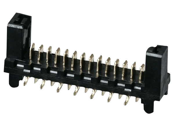 Tin Plated LCP Micro Match Connector , 1.27mm Picoflex Connector Male Header