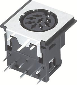 China Mini Din Connector 8pin female Socket S terminal wholesale