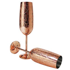 China 200ml Stainless Steel Wine Glass Stainless Steel Champagne Glasses Unbreakable wholesale