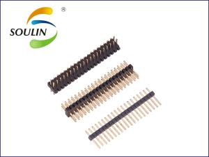 China Durable 1.27Mm Pin Header Connectors Single Row Waterproof Gold Plated wholesale