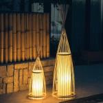 Chinese Bamboo Led Floor Lamps Standing Led Floor Lamps for Living Room