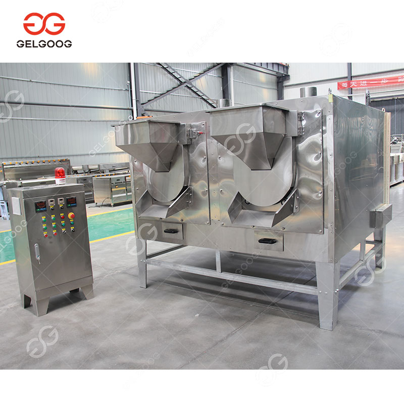 Gas Heated Groundnut Roasting Machine