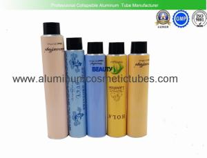 China Hand Cream Aluminum Cosmetic Tubes Silk Screen Printing Light Weight 100% Recyclable wholesale