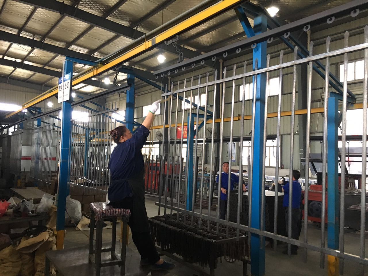 PVC Coated Pressed Spear Top Fencing