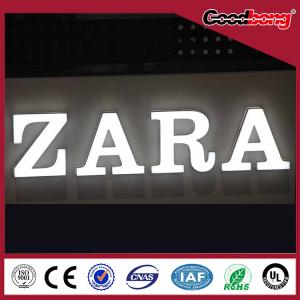 China arcylic vacuum forming chorme metal Channel Alphabet Letter Sign wholesale