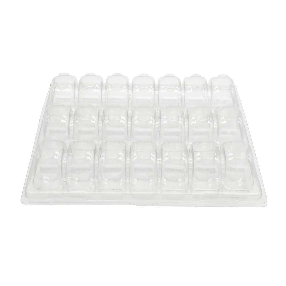 21pcs clamshell blister macaron box packaging macaron display tray macaron tray wholesale