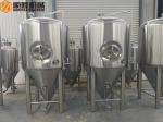 2 Bars Beer Fermentation Tanks Stainless Steel Material Double Jacket