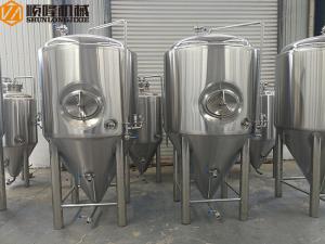 China 2 Bars Beer Fermentation Tanks Stainless Steel Material Double Jacket wholesale