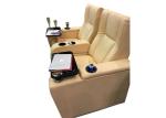 Entertainment 3 Seater Metal Base Movie Recliners