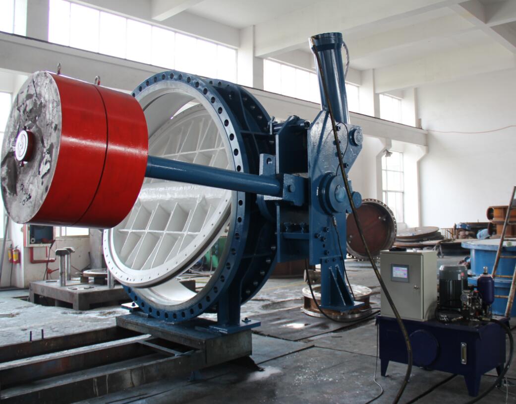 Long Pattern Hydraulic Butterfly Check Valve Made By ASTM A216 GR WCB,PN16