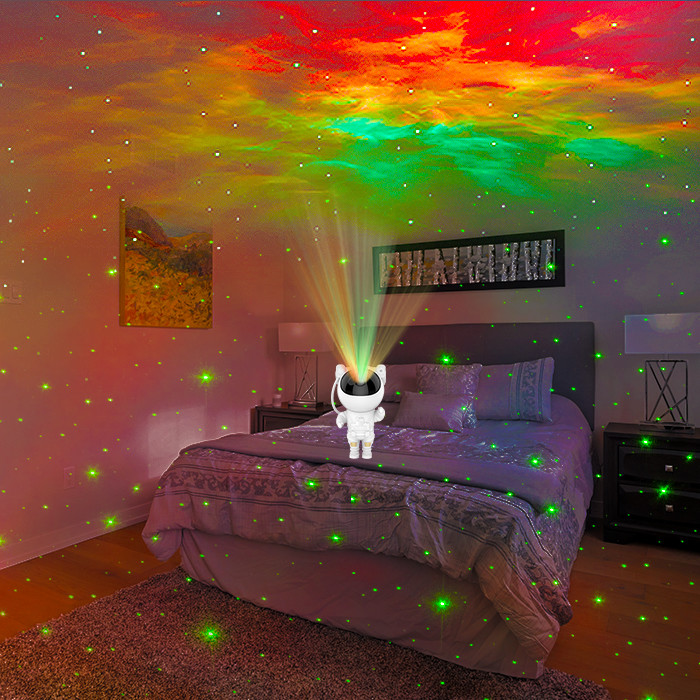 Multiscene Galaxy Light Projector , Birthday Party Astronaut Starry Sky Projector