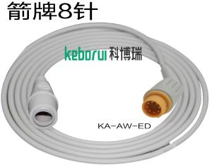 China Patient monitor cables compatible Arrow monitor to Edwards transducer IBP adapter cable wholesale