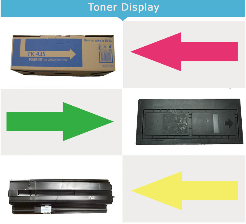 Kyocera Taskalfa 220 Toner TK435 Original Black Toner Cartridge For Copier