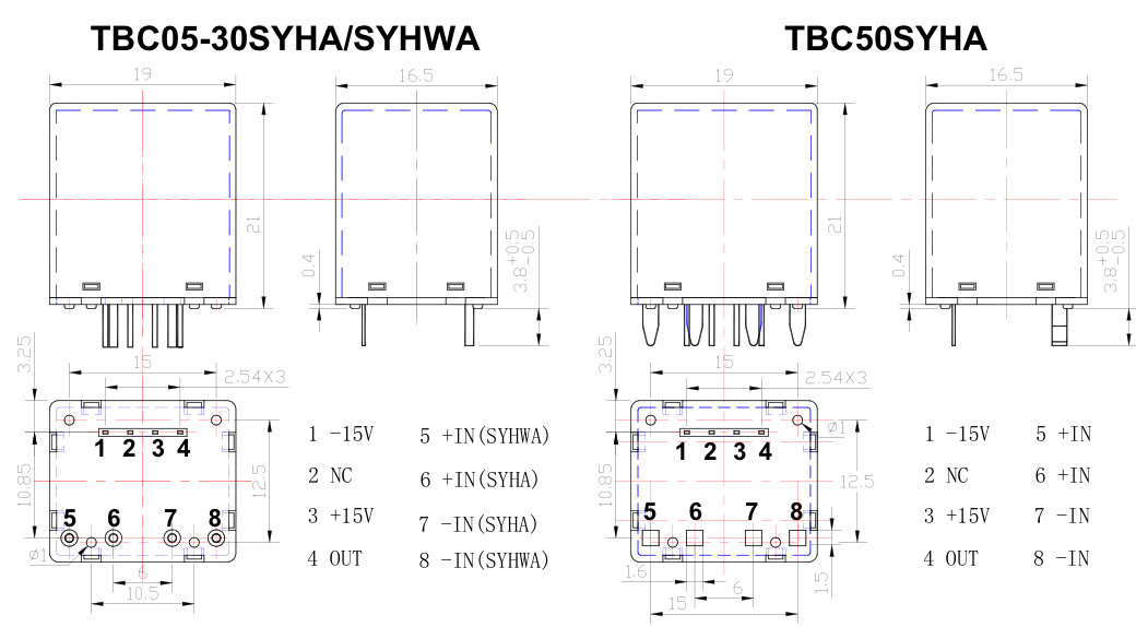 UL94-V0 Closed Loop Current Transducer For Uninterruptible Power Supplies