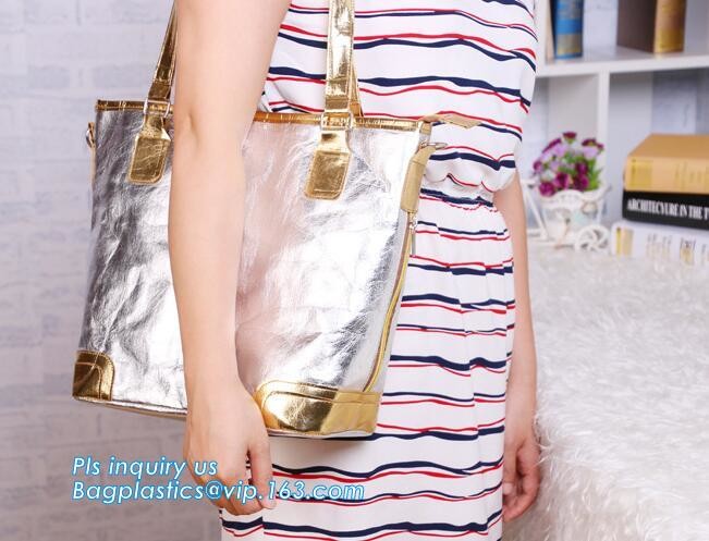 Dupont Tyvek PU coated shopping bag PU coated Tyvek bag PU coated tyvek eco bag,Tote Bag Cotton With Logo Printing Tyvek