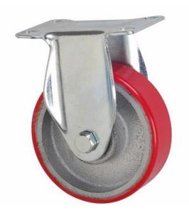China 4 Inch Iron Casters Polyurethane Caster Wheel wholesale