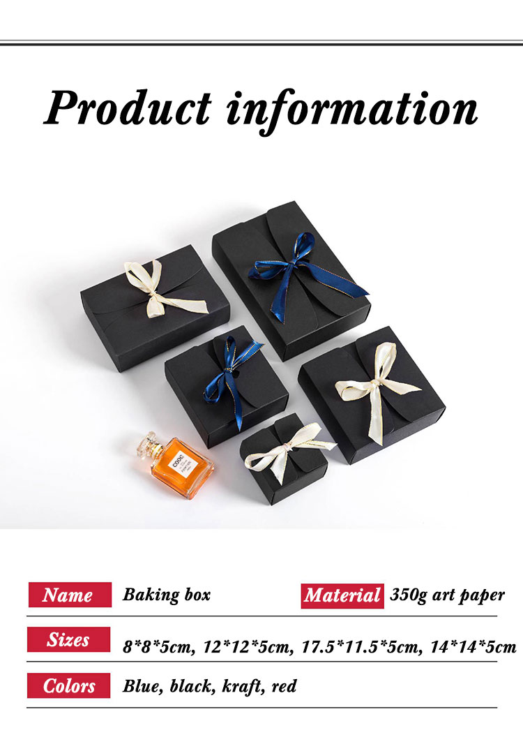Recyclable 350gsm paper Wedding Favour Packaging Box For Chocolate Cookie Candy Packing