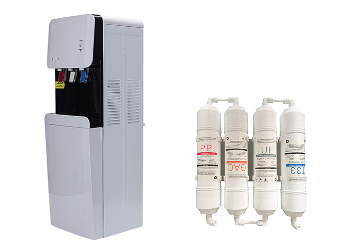 Compressor Cooling Pipeline 3 Taps Water Cooler Dispenser With Inline Filtration System 105L-XGJ