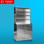 Medical Laboratory Stainless Steel Display Medecine Storage Cabinet