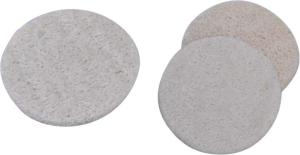 China Round Loofah Body Scrubber Facial Cleaning Pad 6 X 6 Cm Natural Bath Scrubber wholesale