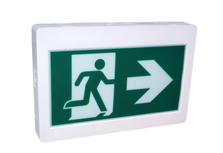 Quality Running Man Plastic Housing Emergency Exit Lights Applied In Corridor Exit for sale