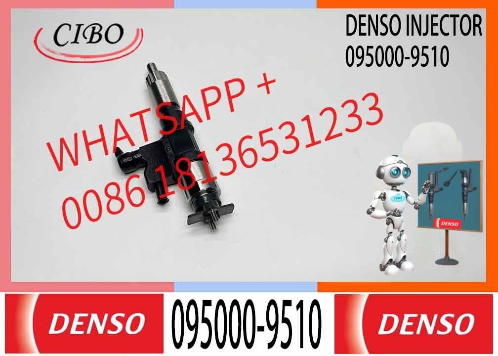 New Diesel Fuel Common Rail Injector 095000-9510 23670-E0510 For TOYOTA DYNA N04C TOYOACE 200 EURO 5 4.0D