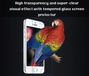 China Anti-UV for Cell Iphone 4S Clear Full Size Tempered Glass Screen Protector in Stock wholesale