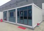 Labor Camp Glass Curtain Wall Detachable Container House