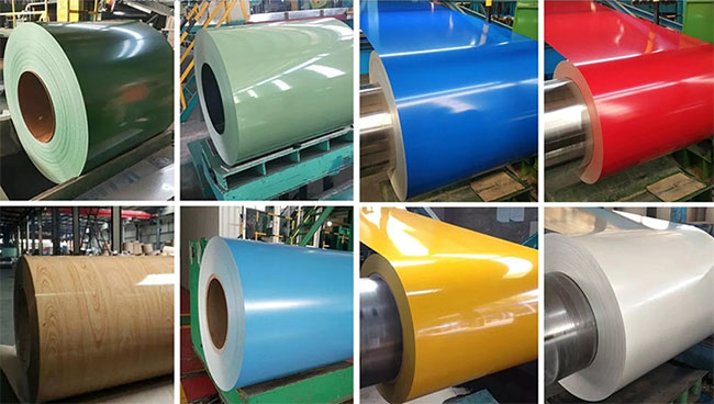 Regular Spangle HDP Painted Galvalume Steel Coil with Ral Color System