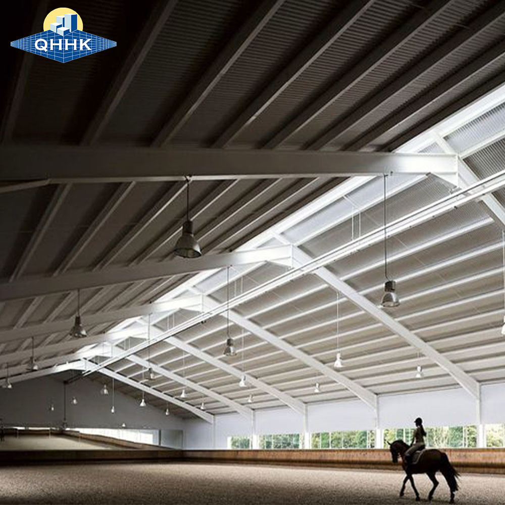 Gable Single Slope Double Slope Structure Clear Span Metal Agricultural Buildings