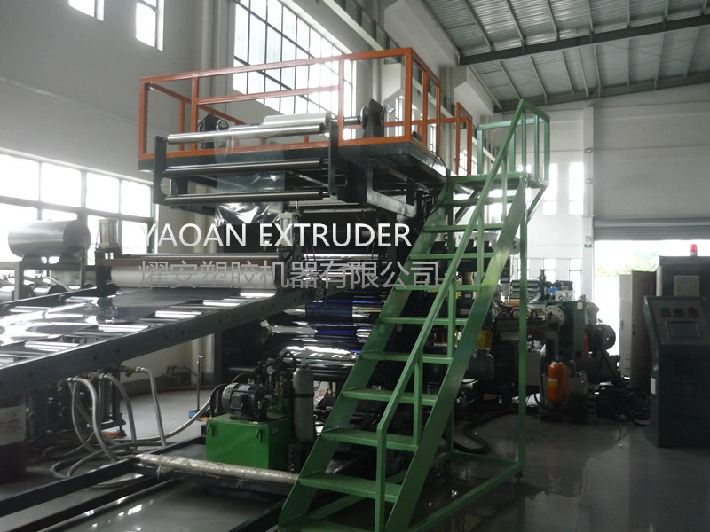 High Speed PLC Control ABS Luggage Sheet Making Machine 1-25m/min